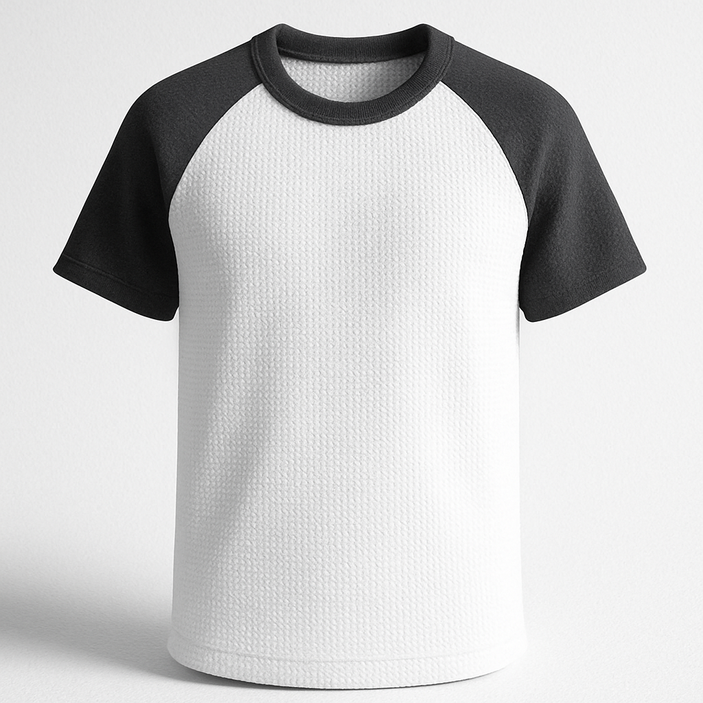 Men’s Waffle Knit Raglan T-Shirt