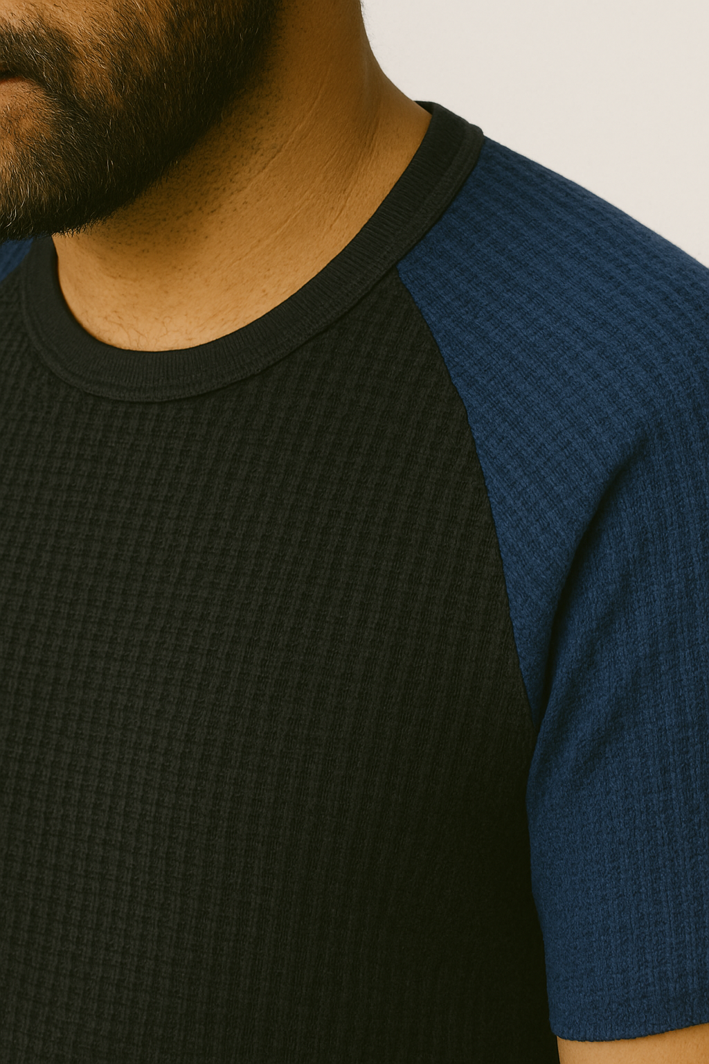 Men’s Waffle Knit Raglan T-Shirt