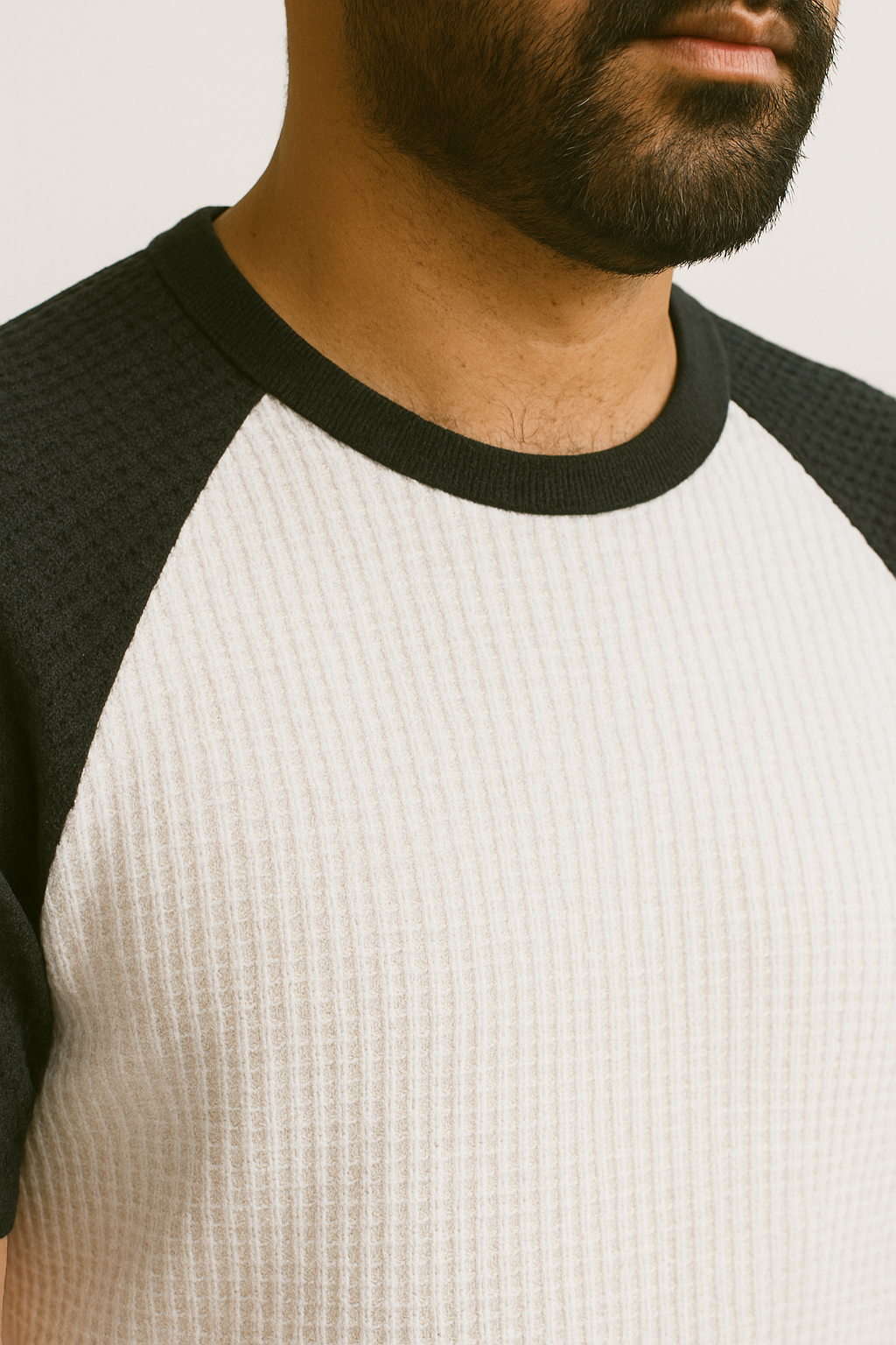 Men’s Waffle Knit Raglan T-Shirt