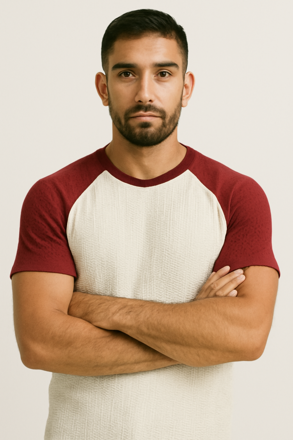 Men’s Waffle Knit Raglan T-Shirt