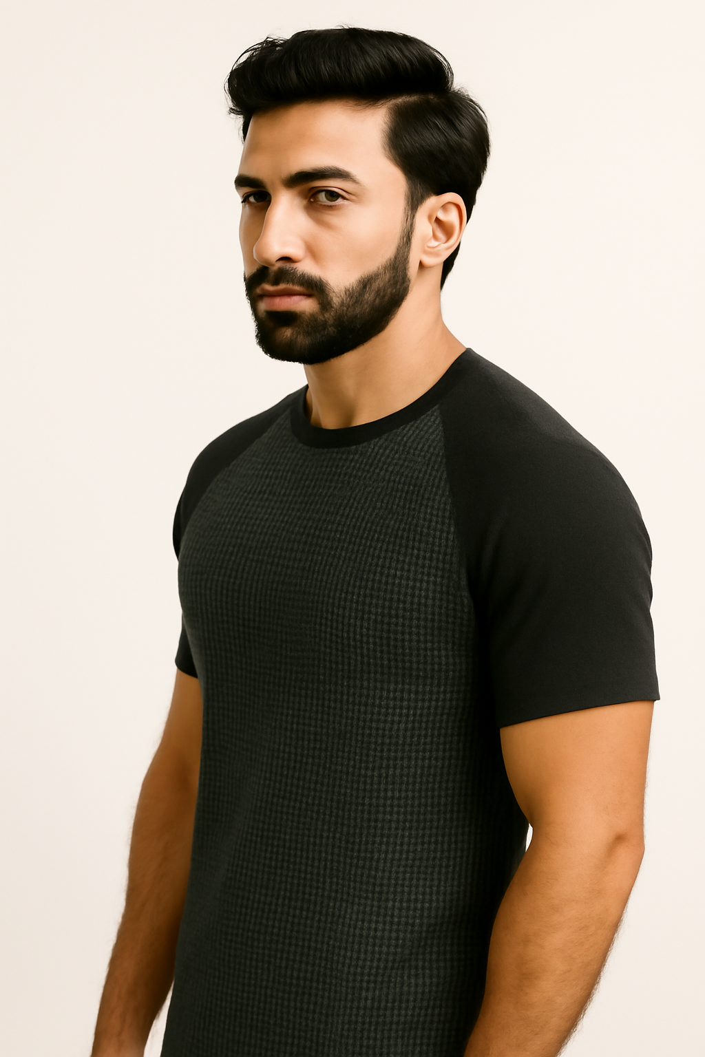 Men’s Waffle Knit Raglan T-Shirt