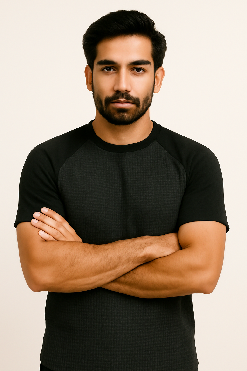 Men’s Waffle Knit Raglan T-Shirt